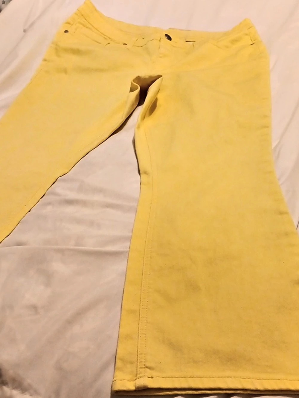 Rock & Republic Yellow Skinny Jeans Waist 16PW